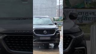 ALL NEW BLACK MG HECTOR 🖤  BLACK MG HECTOR WASHING STATUS mghector mghectorplus mgvehicles [upl. by Amilah]