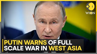 BRICS Summit 2024 Putin Warns Of Full Scale War In West Asia  World News [upl. by Gnes860]