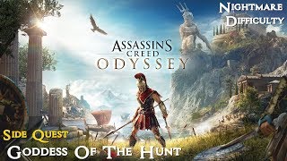 Assassins Creed Odyssey ★ Side Quest Goddess Of The Hunt Walkthrough [upl. by Yuu]