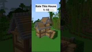 MINECRAFT EASY HOUSE BUILD TUTORIAL 👍😱😍 minecraft shortsfeed [upl. by Ahsenev]