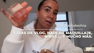 7 DÍAS DE VLOG HAUL DE MAQUILLAJE NIÑOS Y MUCHO MÁS [upl. by Lindie253]