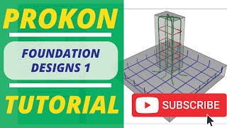 Prokon Foundation DesignPad Footing introduction to the GUI for Reinforced Concrete Footing Design [upl. by Elocn]