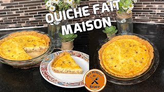 QUICHE ET PÂTE BRISÉE FAIT MAISON TRÈS FACILE À RÉALISER [upl. by Rosella991]