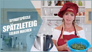 Spätzleteig selber machen für Spinatspätzle [upl. by Norac]