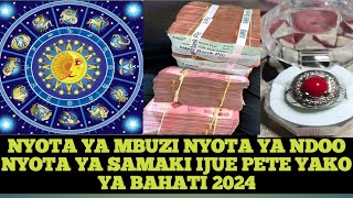 NYOTA NA PETE YA MAFANIKIO MWAKA 2024 NYOTA YA MBUZI NDOO NA SAMAKI [upl. by Nataniel42]