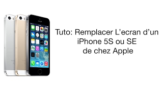 Tuto Comment remplacer facilement lécran dun iPhone 5S ou SE de chez Apple [upl. by Oremar]