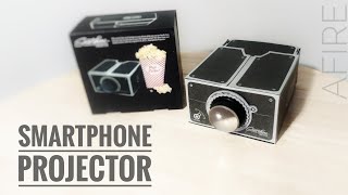 Fun Smartphone Projector Kit Review amp Assembly [upl. by Alonzo]