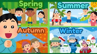 Four Seasons Song for Kids  Educational Nursery Rhyme  Lear Four Seasons of the Year [upl. by Olaf]