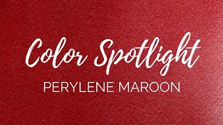 Color Spotlight Perylene Maroon PR179  Season 3 [upl. by Hezekiah]