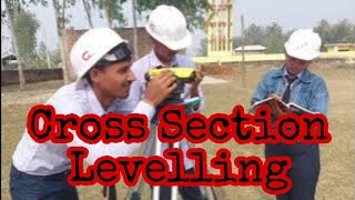 Cross Section Levelling Practical  Civil Engineering [upl. by Claiborn]