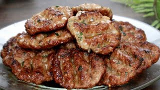 طبخ أسهل وأسرع وصفة كفته كباب بدون فرن مع الصوصات kofta kebab has never been so easy and delicious [upl. by Omoj356]