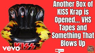 Another Box of KISS Krap is Opened We Find VHS Tapes and Something That Blows Up [upl. by Ruben]