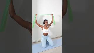 3 Best Back Exercises  with resistance band exercised backworkout [upl. by Augy]