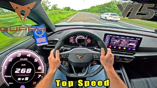 CUPRA FORMENTOR VZ5  TOP SPEED POV on AUTOBAHN [upl. by Lebasiram]