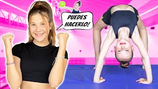 MI HERMANITA VENCE SU MIEDO EN GIMNASIA  Preparamos su competición ❤️ Daniela Golubeva [upl. by Aramoy]