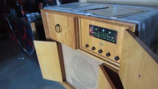 The Fisher Coronet R3 Console Webster Chicago changer [upl. by Luoar]