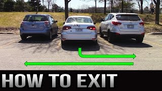 How to Exit a Parking Spot  90 Degrees and Parallel [upl. by Adirf539]