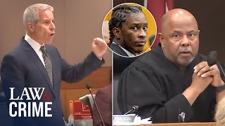 Top Fiery Moments Between Young Thug Judge and His Attorney So Far [upl. by Oiracam]