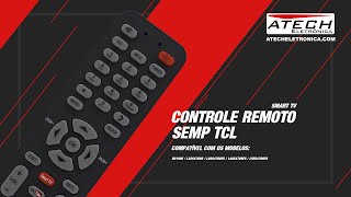 Controle Remoto Smart TV Semp TCL RC199E 780189 [upl. by Latreese180]