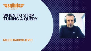 When to stop tuning a query [upl. by Arhez622]