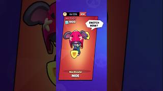 MOE NEW BRAWLER 1900 CREDITS🔥 brawlstars [upl. by Carmina]