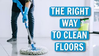 The Right Way to Clean Floors with Angela Brown and Sean ORourke AskaHouseCleaner [upl. by Nosreip]