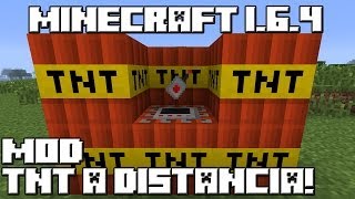 Minecraft 164 MOD TNT A DISTANCIA [upl. by Alduino]