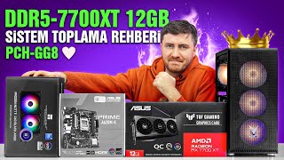 SONUNDA TOPLADIM ASUS RX 7700 XT ve DDR5 PC TOPLAMA  PCH GG8 [upl. by Aicnelev]