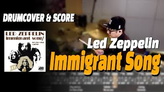 Immigrant song Thor Ragnarok OST  Led Zeppelin  DRUMCOVER amp SCORE  드럼커버 amp 드럼악보 [upl. by Pandich]