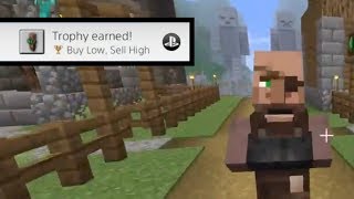 Minecraft Buy Low Sell High Trophy  Achievement Guide [upl. by Tenenbaum858]