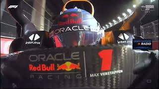 ❗️Max Verstappen 4 time Word Champion❗️ Radio Reaction 2024  Las Vegas [upl. by Adnaerb]