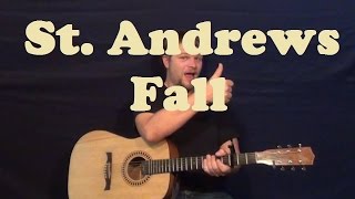 St Andrews Fall Blind Melon Guitar Lesson Easy Strum Chords How to Play Tutorial Lesson [upl. by Aipotu]