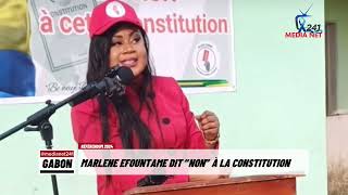 RÉFÉRENDUM 2024  MARLÈNE FABIENNE EFOUNTAME DIT “NON” À LA CONSTITUTION [upl. by Gleeson]