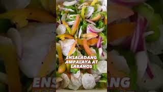 ENSALADANG AMPALAYA AT LABANOS  REGSKIE GANDA [upl. by Nilesoj]