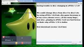 ePSXe how to change disc simple and easy [upl. by Nairde]