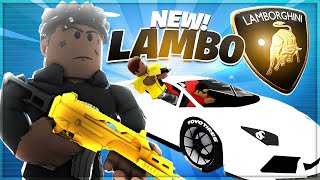 So I found the new unreleased Lamborghini in ROBLOX South London 2 [upl. by Euqinad]