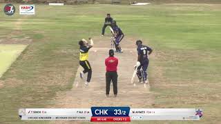 MiLC T20 Highlights Michigan Cricket Stars vs Chicago Kingsmen [upl. by Atterg]