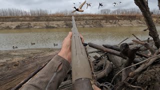 I Found the Mother Load of Mallards On the River Such a Unique Hunt MUST SEE [upl. by Radek]