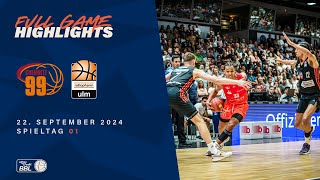 NINERS Chemnitz vs ratiopharm ulm  Full Game Highlights  Spieltag 1 Saison 2425 [upl. by Etnomed]