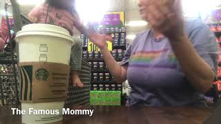 Warning live tandem breastfeeding Breastfeeding blooper how much caffeine can I safely drink [upl. by Adnowat]