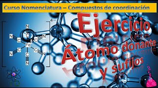 4 Compuestos de Coordinación  Sufijos de los ligandos y átomo donante Ejercicio Resuelto [upl. by Elesig]