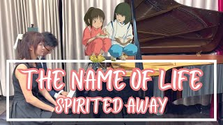 The Name of Life Spirited Away  Piano Duet Cover performed by Jasmine Chong amp Ronny Fung [upl. by Tarkany273]