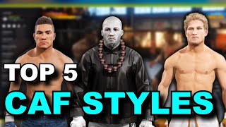 My TOP 5 CAF Archetypes UFC 4 tips and tricks [upl. by Francois]