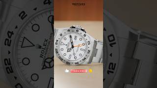 Rolex Explorer II White Dial Oystersteel Watch Showcase  Watch Center [upl. by Leilani261]