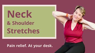 Neck and Shoulder Pain Relief Exercises amp Stretches  8 Minutes [upl. by Cody]