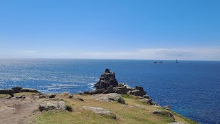 Cornwall Lands End amp Porthcurno Beach visit 2024 [upl. by Onifled]