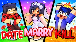 Minecraft DATE MARRY KILL [upl. by Esya]