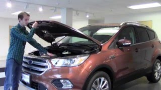 2017 Ford Escape Titanium  Road Test amp Review [upl. by Heyra]