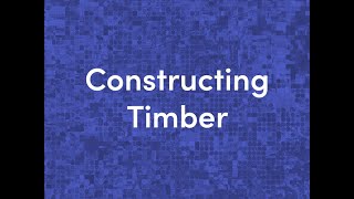 Constructing Timber  urbanNext Lexicon [upl. by Atinal694]