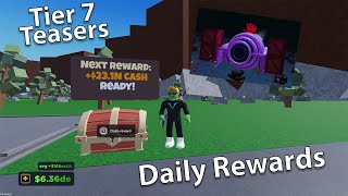 Roblox Factory Simulator  Update 4145  Daily Rewards of Cash and Crates  New Tier 7 Teasers [upl. by Kore361]